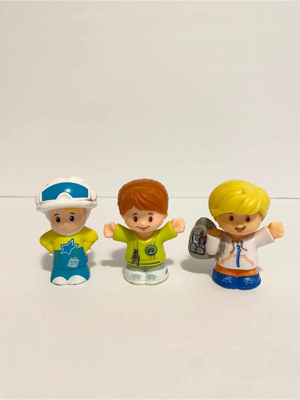 Little People Lot Worker Dollhouse Toy Playset Play Yard Figures x3 Fisher Price